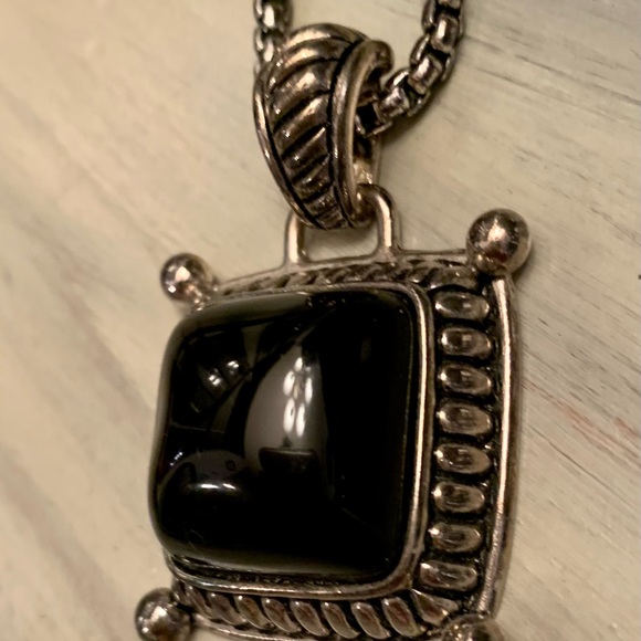 Premier Designs Necklace with 2 slide on charms - Picture 2 of 6